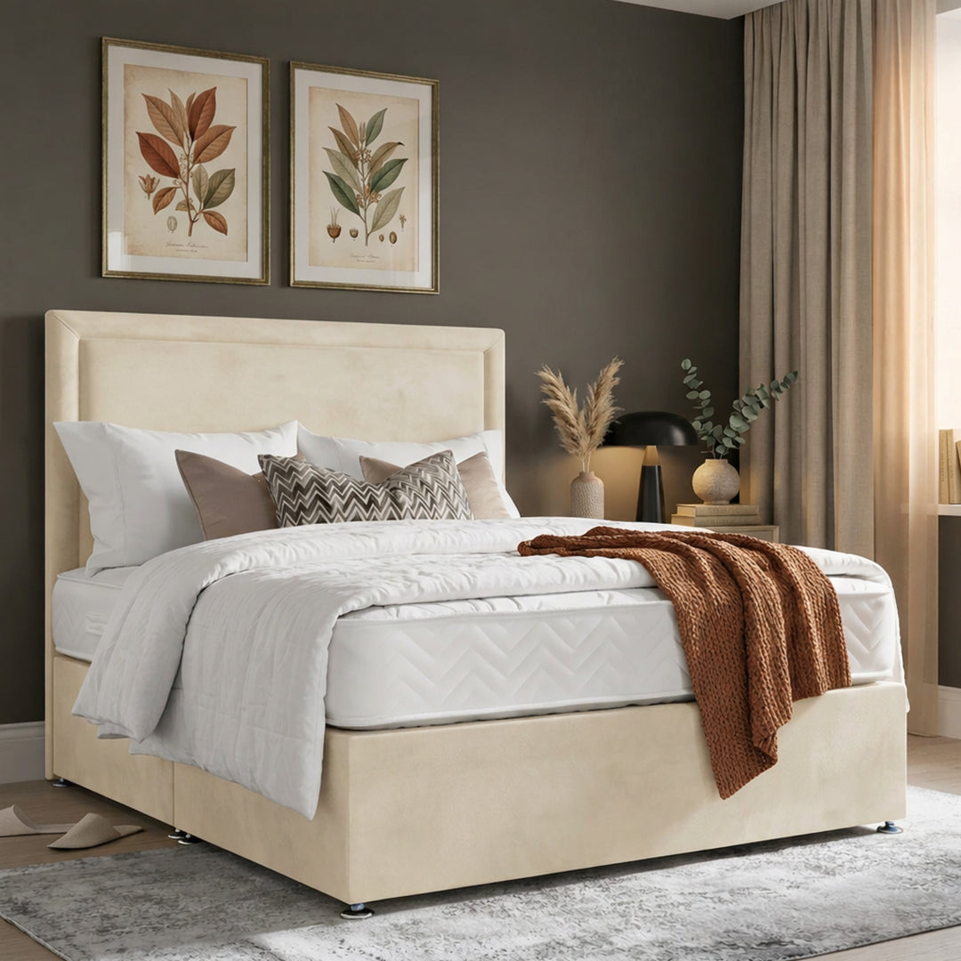 Charlie Divan Bed Frame with 54 inch headboard