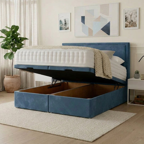 Charlie ottoman bed with 54 inch headboard